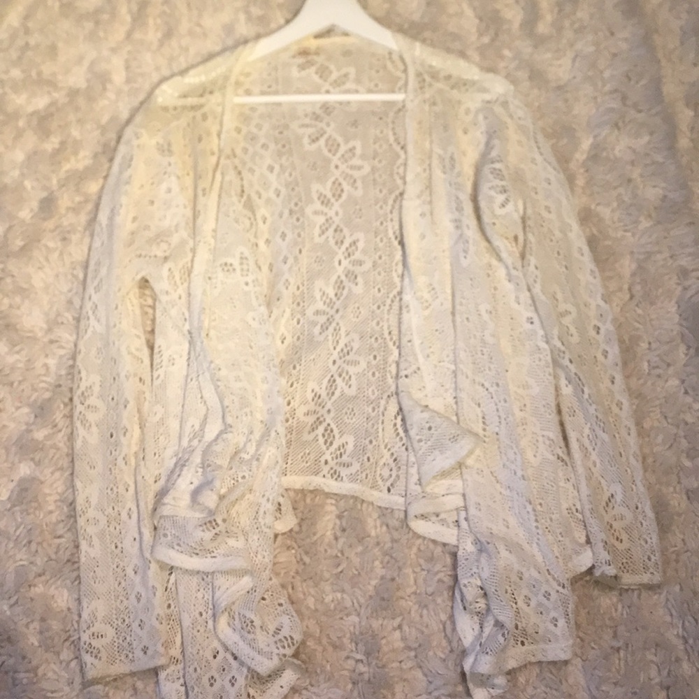 Hollister lace cardigan
